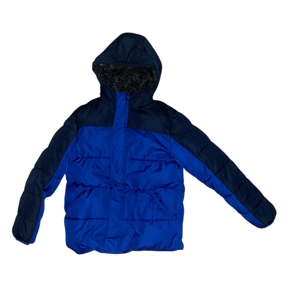 Boy’s Wonder Nation Blue and Black Puffer Jacket